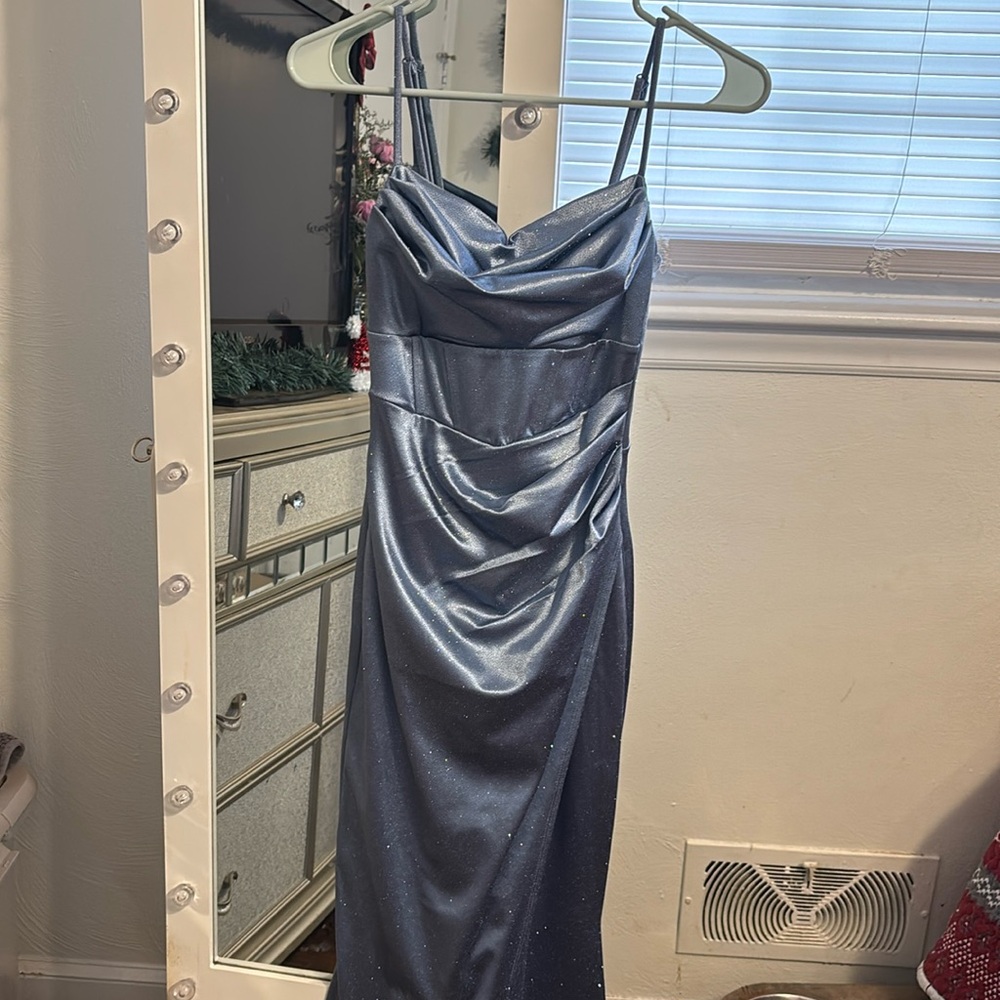 Light Blue Prom Dresss - Picture 5 of 5